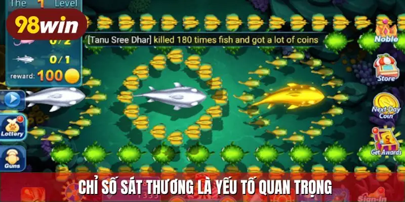 Chỉ số sát thương là yếu tố quan trọng