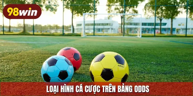 Loại hình cá cược trên bảng odds