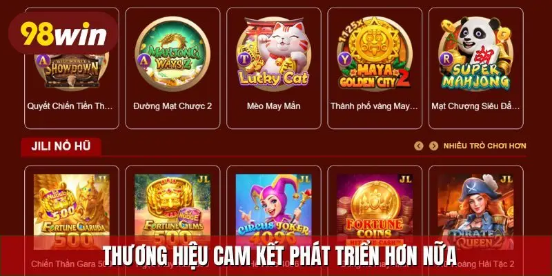 Thương hiệu cam kết phát triển hơn nữa
